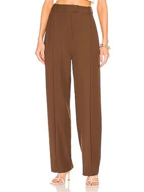 Re Ona Suit Trousers in Chocolate Brown Size XS